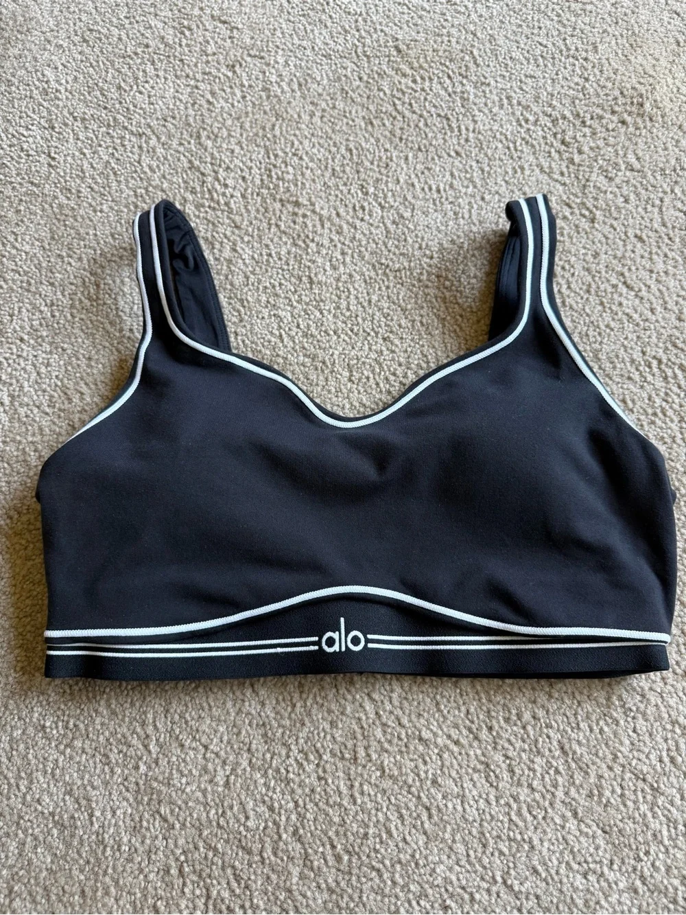 ALO airbrush heart throb bra